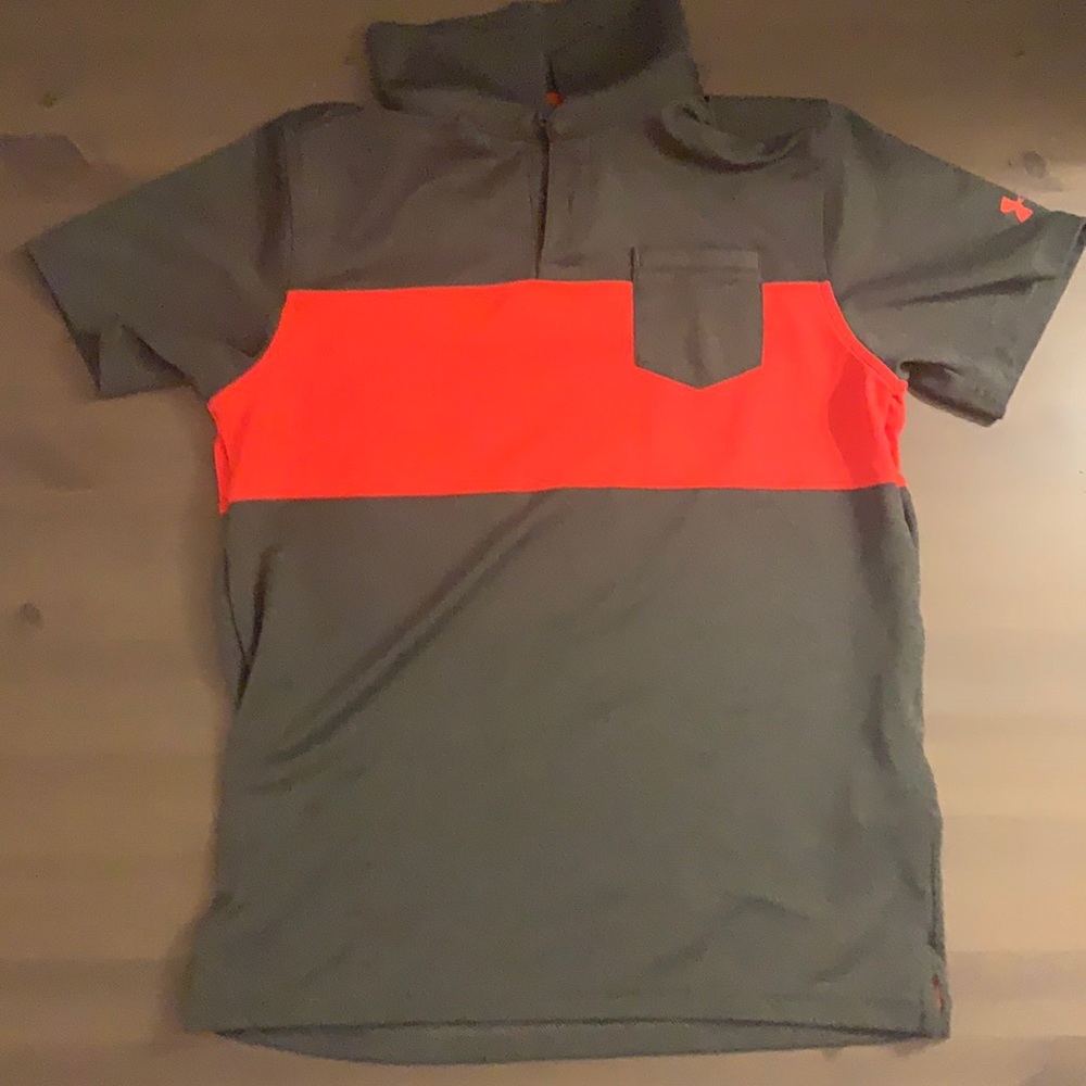 Adidas button down for boys